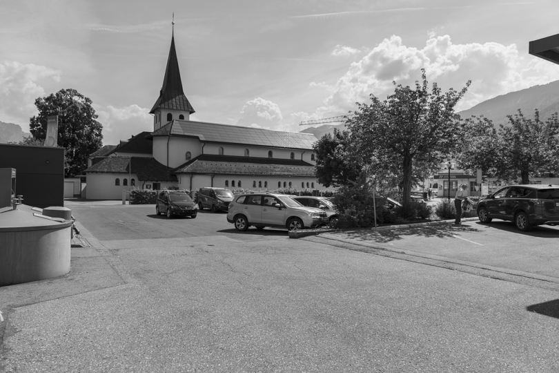 Parkplatz Katholische Kirche Denner  Landquart